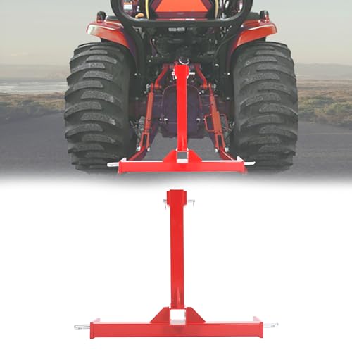 Image of ECOTRIC 3 Point 2 inch Receiver Trailer Hitch Category 1 Tractor Gooseneck
