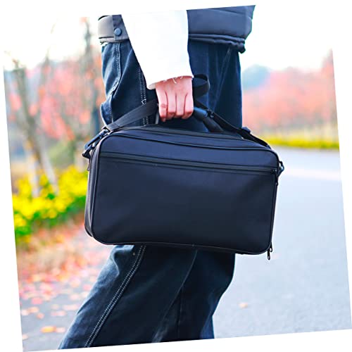 WHAMVOX Oboe Shoulder Bag Black Organizer Bins Oboe Bag Container Instrument Storage Holder Shoulder Tote Bag Oboe Storage Case Instrument Storage Pouch Black Shoulder Bag Oboe Case Cover