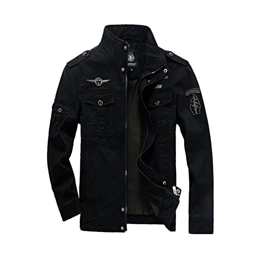 Newbestyle - Chaqueta - para Hombre Negro Large