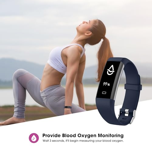 Stiive Fitness Tracker with Heart Rate Sleep Monitor, Daily IP68 Waterproof Activity Tracker with Pedometer Watch, Health Tracker Calories & Step Counter, Fitness Watch for Women Men - Thumbnail 4