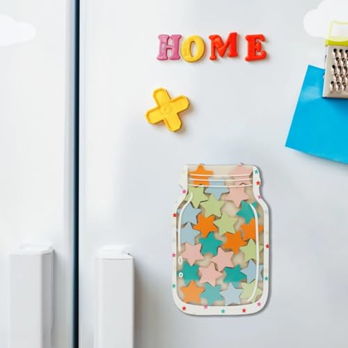 Vexsama 2 Stück Kinder Belohnungsglas Magnetisch Belohnungstafel Kinder Belohnungssystem für Schulen und Familien