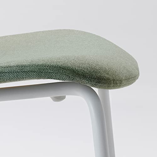 Chaise Karlpetter vert clair et blanc Sefast pour salle à manger - 5