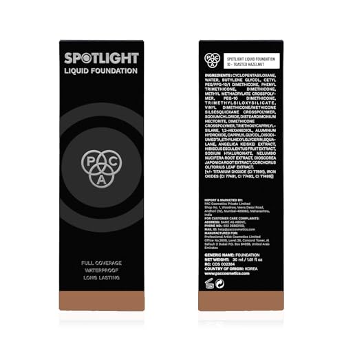 Image of PAC Spotlight Liquid Foundation - 10 (Toasted Hazelnut)