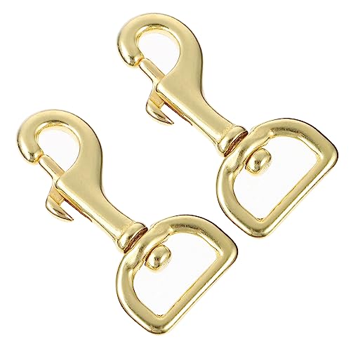 TOGEVAL 2pcs Swivel Eye Bolt Snap Hooks for Scuba Diving Dive Clips Heavy Duty Swivel Bolts Diving Clips