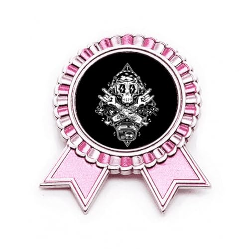 Insigne de musique noir broche pin rose pour sublimer votre veste