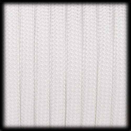 Ganzoo Paracord 550 Seil Weiß 4mm Schnur Typ 3, Nylon & Polyester, ideal für Basteln von Hundeleine Halsband Armband/Camping Survival und Outdoor 30 Meter Allzweckseil 7 Innenstränge