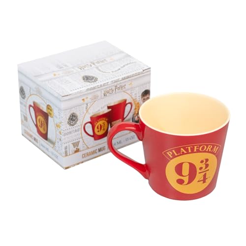 Grupo Erik Ceramic Mug - Harry Potter Merchandise, Red, 444 ml - Image 2