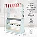 Le Toy Van - Honeybake Reversible Educational Pretend Wooden Grocery Store and Cafe Stand | Educational Role Play Kids Toy Set | Cafe or Supermarket Pretend Play Shop, Multi (TV317)