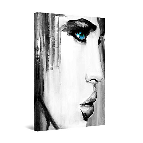 Startonight キャンバスウォールアート セクシーガール 官能的 女性 M ブルー