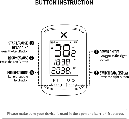 Xoss G Gps Bike Computer, Wireless Bluetooth Bike Speedometer And Odometer & Ld09 Smart Bike Tail Light Rechargeable Ultra Bright Bundle #TOP4