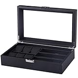 ♥ 6 Einsteckfächer und 6 herausnehmbare Polster im Inneren, damit die Uhren immer gut organisiert sind