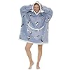 Hoodie Deken, Oversized Wearable Deken, Super Gezellige Warm Comfortabele Giant Hoody, OneSize Past Geschikt for alle…
