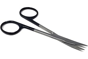 Premium Iris Supercut Micro Dissecting Curved Skin Tag Removal Scissors