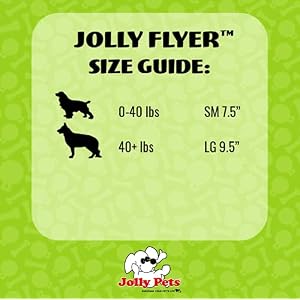 Jolly Pets Flexible, Floating Flyer Dog Toy, Large/9.5-Inch Orange Jolly Pets Flexible, Floating Flyer Dog Toy, Large/9.5-Inch Orange