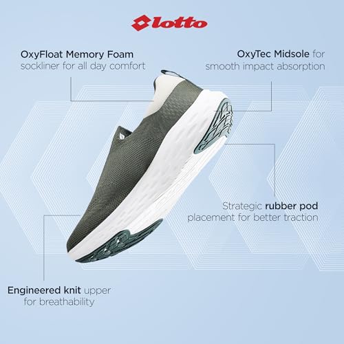 Image of Lotto Men Aerostep Slip on Walking Shoes