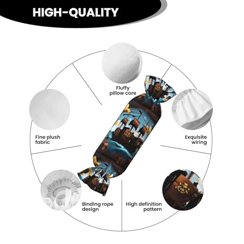 Almohada de espuma viscoelástica negra 62 cm x 25 cm miniatura 5