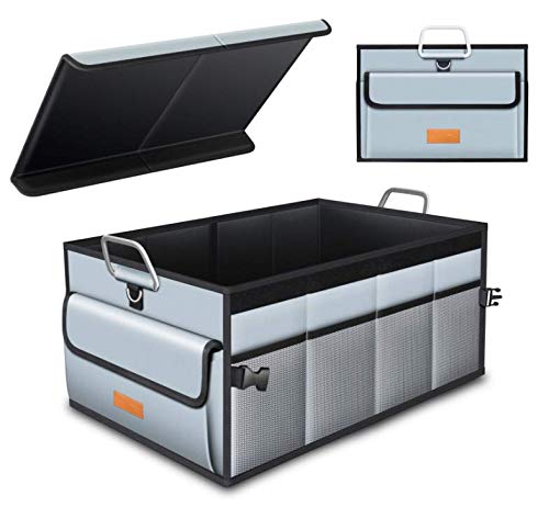 Amumuyx Organizador Maletero Coche - Organizador Maletero Coche Bolsas para maletero del coche Impermeable Calidad Duradera con Gran Capacidad Ideal para el Viaje de la del Hogar del Coche Organizar