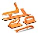 POWERTEC 71009 Safety Push Block and Stick Set | 5 Pack | Ergonomic Handles with Max Grip | Push blocks and Sticks for Table Saw, Jointers and Woodworking | for Woodworker Safety & Control