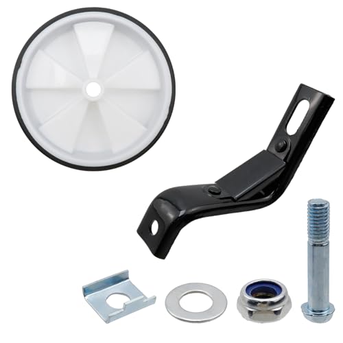 Image of Pair of Black Bicycle Auxiliary Wheel Children's Bicycle Accessories,Training Wheels Kids Bike Children Training Bike Wheel