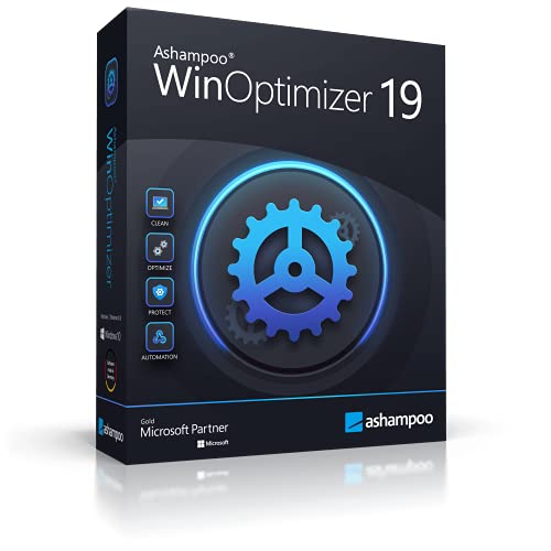 Preisvergleich Produktbild Ashampoo WinOptimizer 19 Vollversion, 10 Lizenzen Windows Systemoptimierung