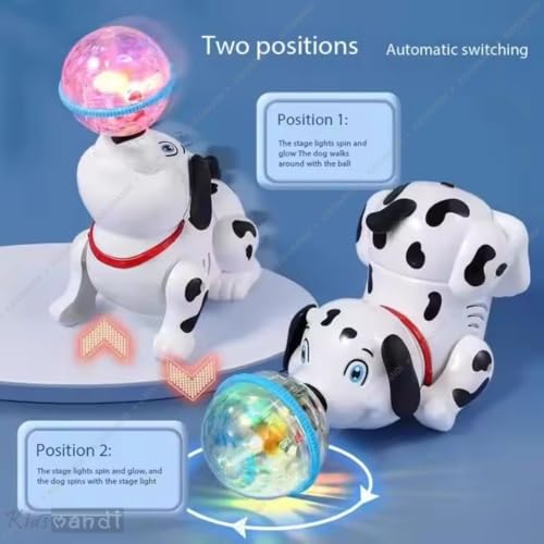 Image of Kids Mandi Dancing Dog Electronic Pet Toy | Interactive Moving Dog Toy with Music & Lights for Kids