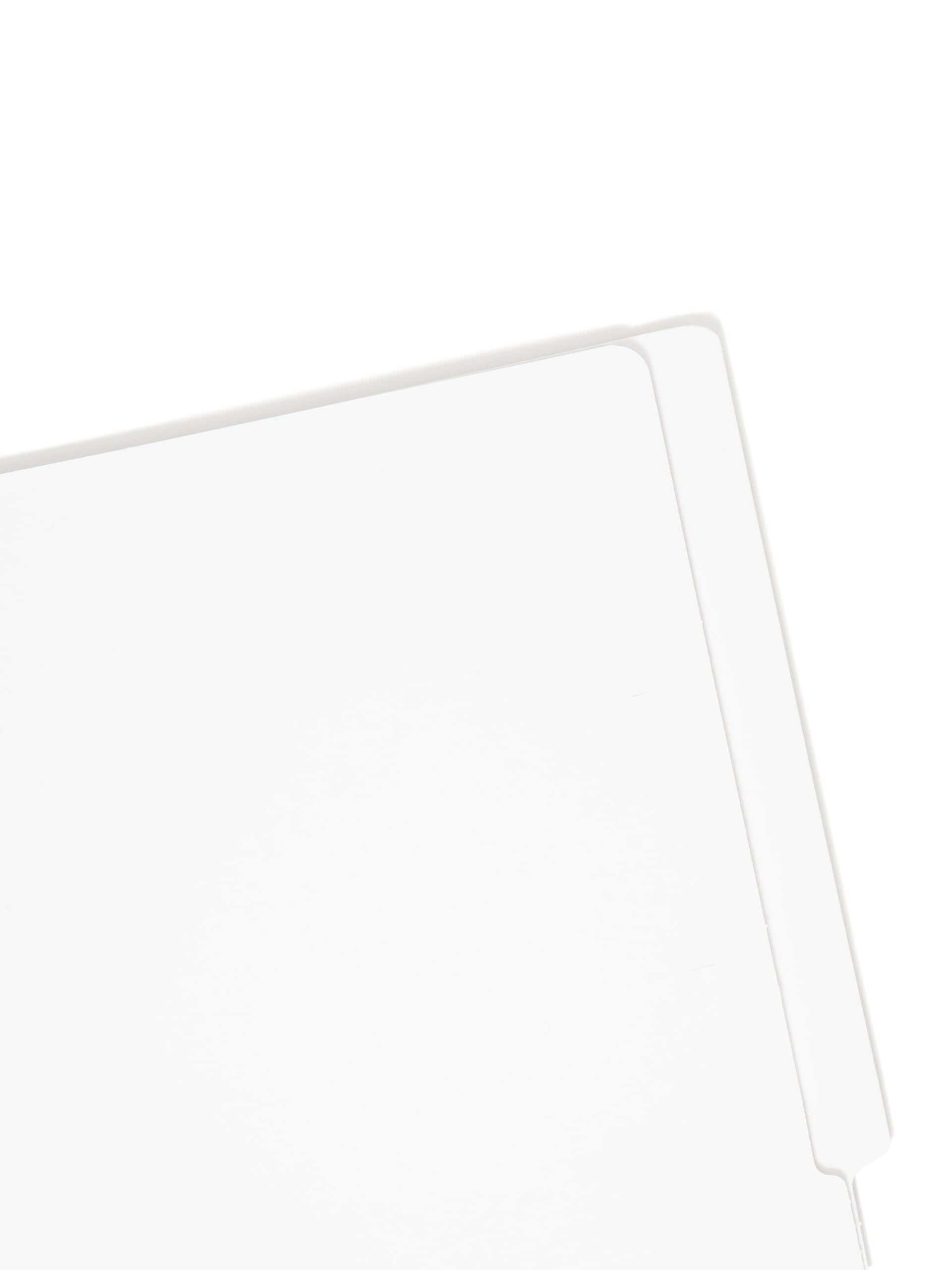 Smead Shelf-Master® 28840 Dokumentenmappe, verstärkt, gerader Schnitt, 2 Verschlüsse, legale Größe, Weiß, 50 Stück pro Box