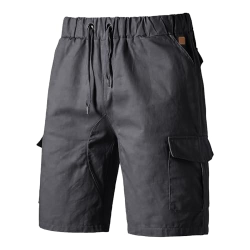 Pantalones Cortos Hombre Trabajo Verano Casual Pantalón Corto Deporte Suave Bermudas Cargo Talla Grande Vintage Pantalon Corto Ligero Ropa Deportiva Cómodo Shorts Deportivo Transpirables Montaña Playa