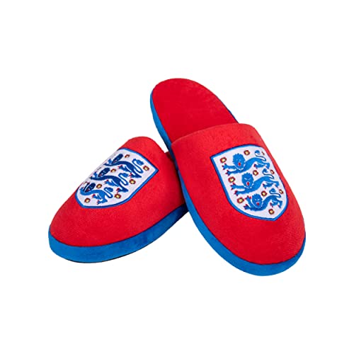 FOCO Offically Licenced World Cup Euros Football England Fan Comfy Slide Slippers Mens Size 12/13