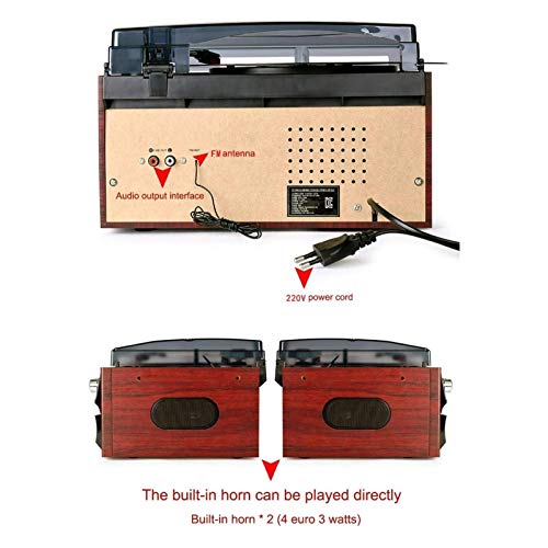 WSMLA Portable Disque Vinyle, Vinyle Bluetooth Vintage Turntable Lecteur LP phonographes Wireless Retro Enregistrement… - Les Beatles, Paul McCartney, John Lennon, RIngo Starr, George Harrison WSMLA Portable Disque Vinyle, Vinyle Bluetooth Vintage Turntable Lecteur LP phonographes Wireless Retro Enregistrement… – Image 6