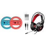 producto 2: LYCANDER Auriculares de diadema suaves con micrófono para un cómodo juego envolvente. También adecuado para ver películas, Skype y otras llamadas VoIP.