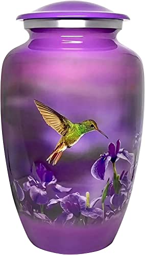 Trupoint Memorials Cremation Urns For Human Ashes - Decorative Urns, Urns For Human Ashes Female & Male, Urns For Ashes Adult Female, Funeral Urns - Purple, Large #TOP7
