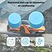 Ywdiml Car AC Valve Core Caps, 2PCS R134a Leakproof Vehicle Air Conditioning System Repair Charging Port Covers Replacement Kit, High Low Side Automotive Pressure Valve Cap, Universal Fit