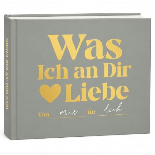 BIROYAL Was ich an dir liebe Buch, 58 Liebeserklärungs-Fragen für Paare