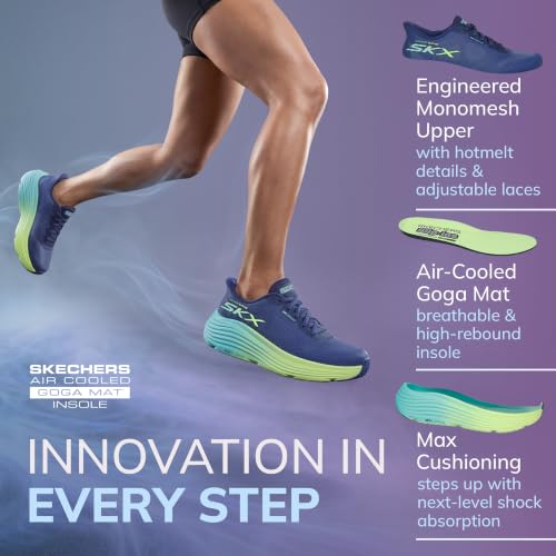 Skechers Femme Max Cushioning Endeavour Hallandale Slip In ENTRAINEUSE Textile Trim - vue 7