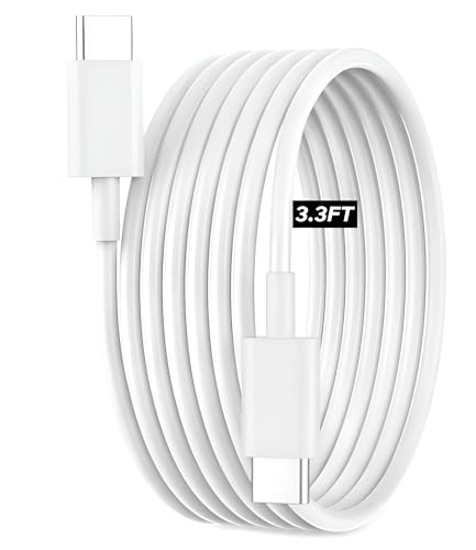 Image of Google 30W Original Fast Type C To C Charger Cable For Pixel Adapter 9 Pro Xl /9 Pro /9 Pro Fold /9 /8 Pro /8 /8A /7 Pro /7 /7A /6 Pro /6 /6A /5 /4 /Chromebook /Laptop /Buds,Other USB-C Mobile /Device Support,White