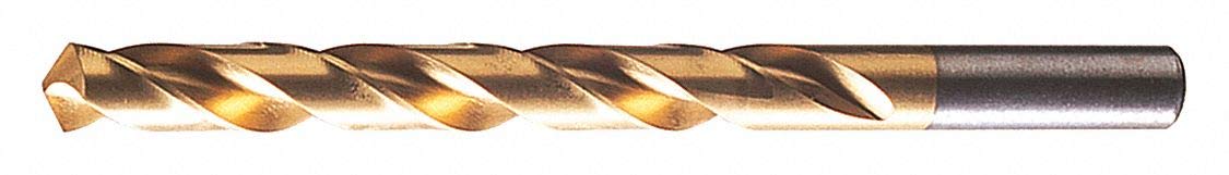 Jobber Drill Bit, TiN, 17/32" Size