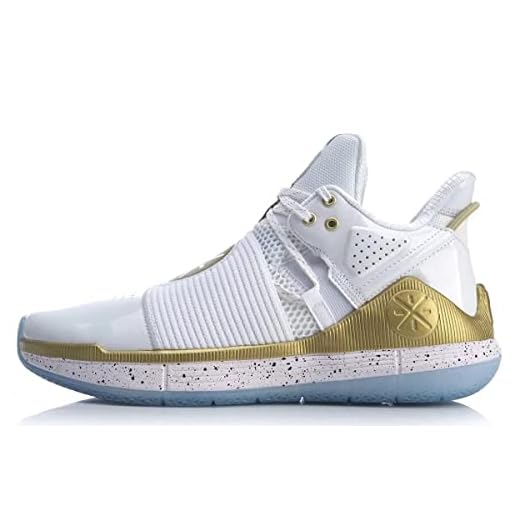 LI-NING Wade Shadow On Court Men Basketball Shoes Cushion Wearable Lining Cloud Sport Shoes Fitness Sneakers White ABPQ007-AH US 8.5