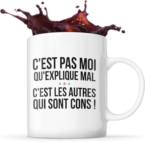 Planetee Mug Répliques (Mug Explique mal Blanc)