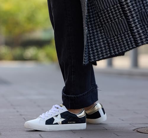 Image of VINTAGE HAVANA Grande Women's Fashion Sneakers | Star Tennis Shoes Womens | Low Top Slip On | Walking Comfortable Casual
