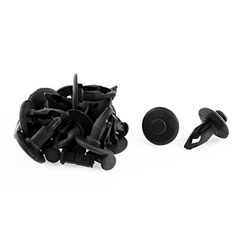 Ruilogod 15Pcs Black Plastic few Guard Moulding Fastener