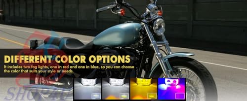 Image of 45W LED Spot Beam Fog Light with Metal Body ? Dual Lens Projector Lamp for Motorcycles, Scooty, Bikes, and Cars (12-24V, Pack of 2, Multicolour)