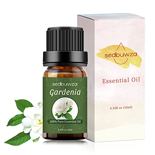 Sedbuwza Gardenia Essential Oil, 100% Pure Organic Gardenia Aromatherapy Gift Oil For Diffuser, Humidifier, Soap, Candle, Perfume #TOP7