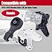 Engine Motor Mount Set 3PCS Compatible with 2012-2013 Honda Civic 1.8L Coupe, Automatic Transmission, Hydraulic, Replaces A65031HY A65048 A65021, Front Rear and Trans Support