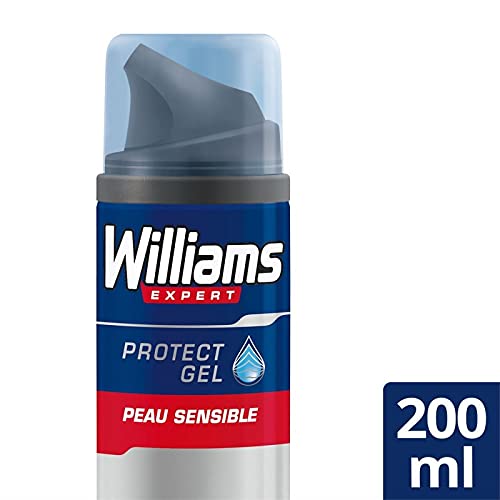 GEL À RASER PEAUX SENSIBLES 200ML, WILLIAMS, LOT DE 4