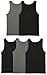 Fruit of the Loom Mens Signature 5-Pack Pure True Comfort Tanks Size XX-Large Black-Grey