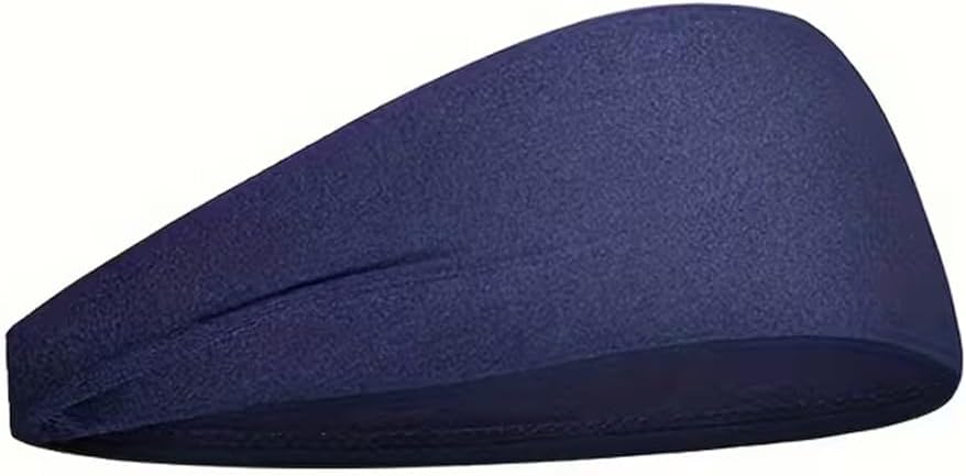 1 pcs Sweat-Absorbent, Breathable & Elastic Solid Color Sports Headband for Running, Fitness, Tennis & More – Unisex, Adjustable