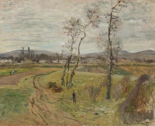 Poster Plaine de Genevilliers de Claude Monet une touche impressionniste
