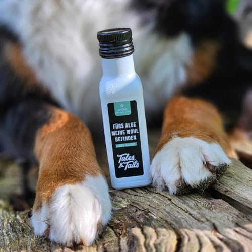 Tales&Tails - Fürs ALGEmeine Wohlbefinden - 100% Algenöl mit Omega 3 für Hunde (2er Pack)