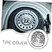 OUNONA Windproof Tire Protector Cover Car Truck Wheel Covers for Snow Frost Material Easy to Install Fits All Vehicle