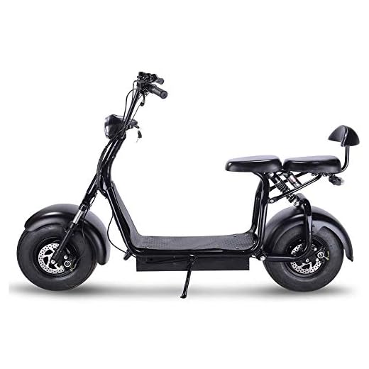 1000w Electric Scooter for Adults, Fat Tire Electric Scooters with Seat, Display, LED Headlight & Rear Light
